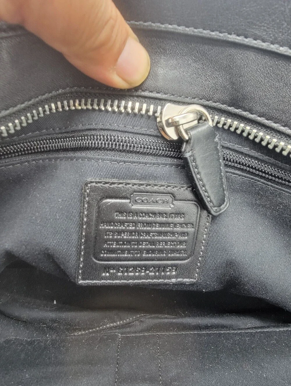 Coach Limited Edition Black Legacy Medium Candace Calf Hair Leather Satchel